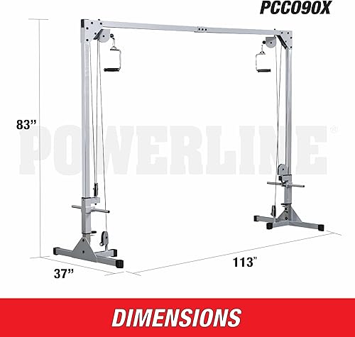 Body-Solid GCCO-112X Cable-Crossover Maschine Kabelzugturm Kabelzugbrücke Kraftstation