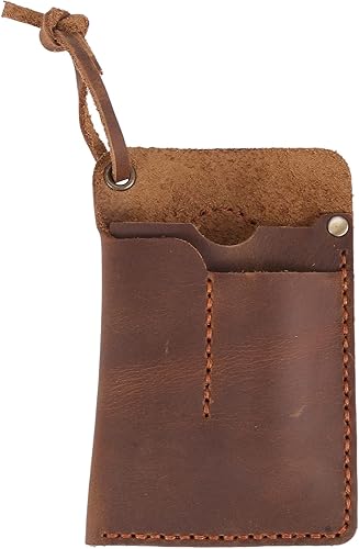 Hand Gefertigte EDC Organizer Leder Scheide/Organizer Slip Pouch Case für Taschen Lampe/Multi Werkzeug/Messer/Stift, Braun