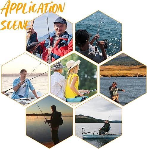 SUPERFINDINGS 50 Stück Angelrollen Swivel Slider Bead 16x12mm Fisch Pulley Schnurverbinder Angelgerät Schnurverbinder Angelgerät Running Slider Bead Swivel