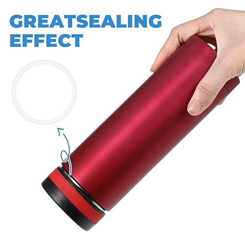 6 Stück Ersatzdichtungsset für Trinkflasche Innendurchmesser 5cm Silikon Dichtungs Ersatz mit Pinzette Isolierbecher Thermobecher für Kaffeebecher Ersatzdeckel