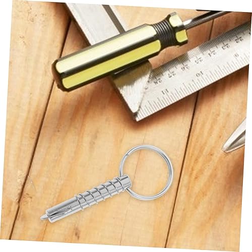 ULTECHNOVO 2St Bootsteile und -zubehör plug klinkenstecker Bootssicherheitsnadel boot zubehör Schnellverschluss Deckbackenstift Abfluss Bausätze Bootszubehör Sicherheitsnadel für Boote Silver