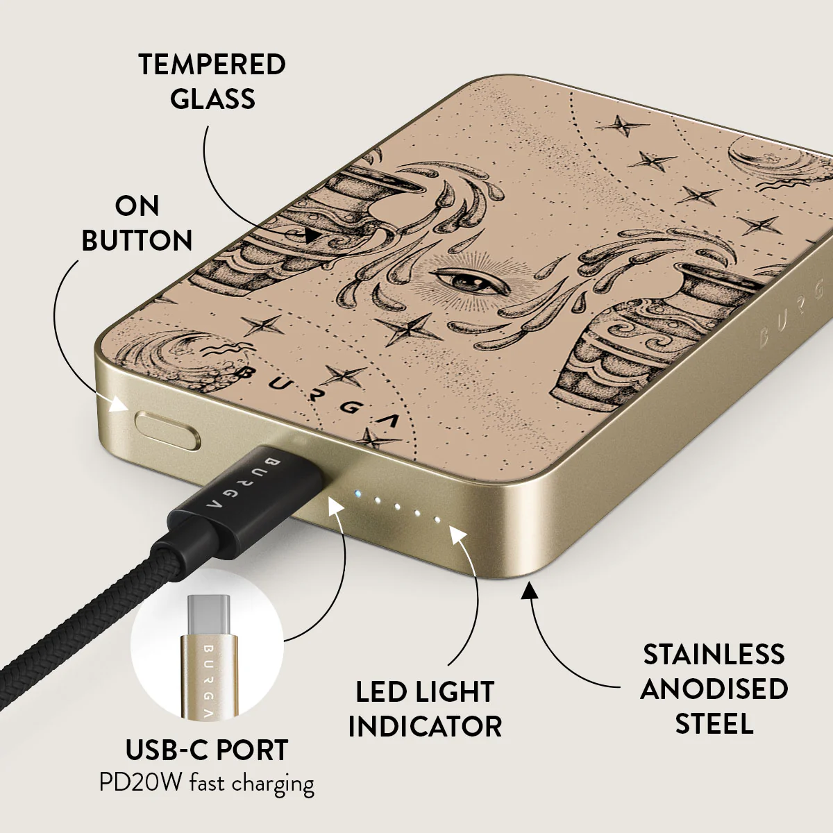 Aquarius - Magnetic Power Bank