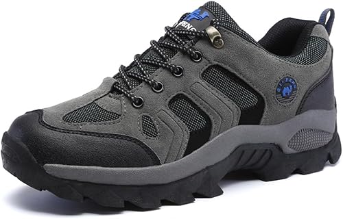 WOWEI Wanderstiefel Wanderschuhe Herren Damen wasserdichte Outdoorschuhe rutschfeste Kletterschuhe Leicht Atmungsaktiv Trekking Hiking Schuhe Wanderhalbschuhe