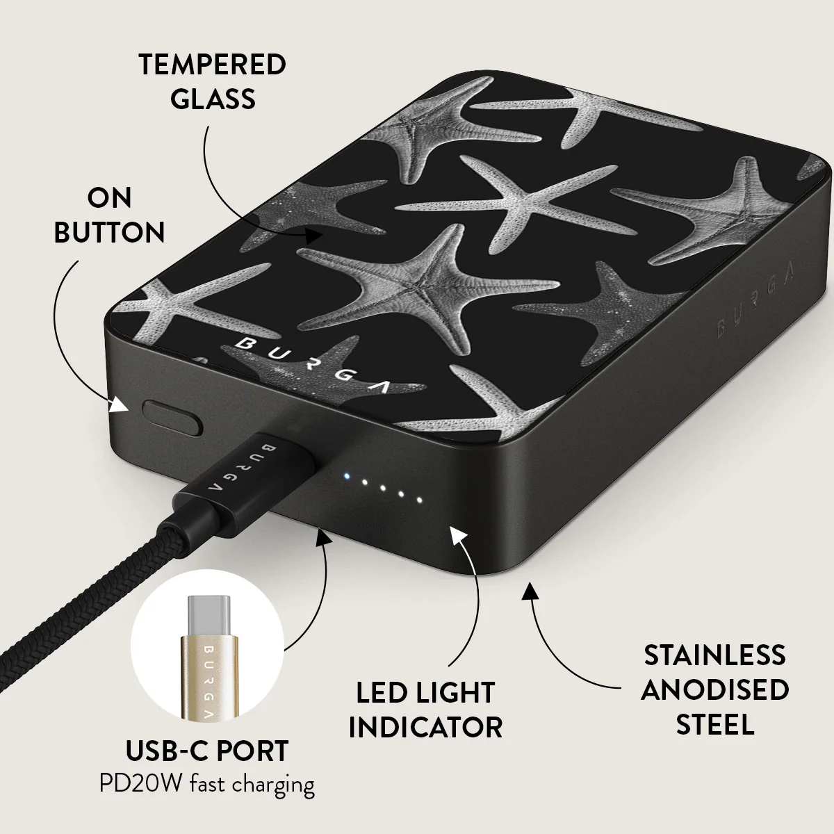 Midnight Ocean - Magnetic Power Bank