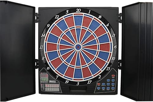 BULL'S 67981 Lightning Russ Bray Sound Elektronik Dartboard, Andere, Mehrfarbig, 45 cm x 41 cm