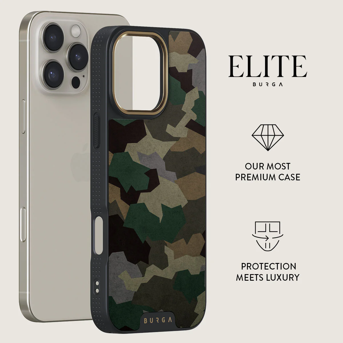 Tropical Green Camo - iPhone 16 Pro Max Case
