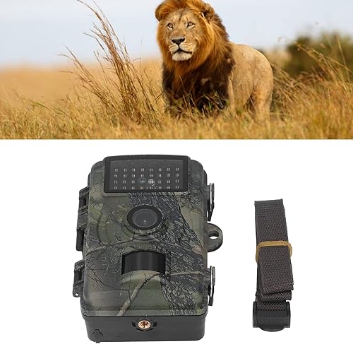 Fafeicy Wildlife Game Camera 16MP Jagd Trail Kamera IP66 Track Cam mit Nachtsicht und Bewegung für Wildtierbeobachtung Aktiviert