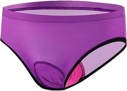 Fahrradhose Damen Gepolstert Radlerhose Radunterhose Unterwäsche Atmungsaktive Schnelltrocknend Radhose Fahrradslip mit Polster Stoßfeste mtb Fahrrad Unterhosen Fahrradunterhose
