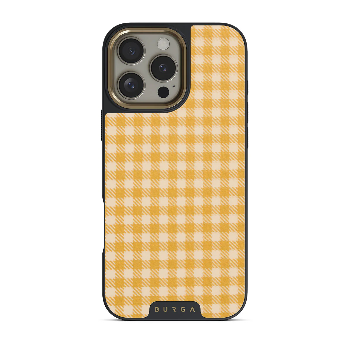 Tuscan Sun - Yellow Plaid iPhone 16 Pro Max Case