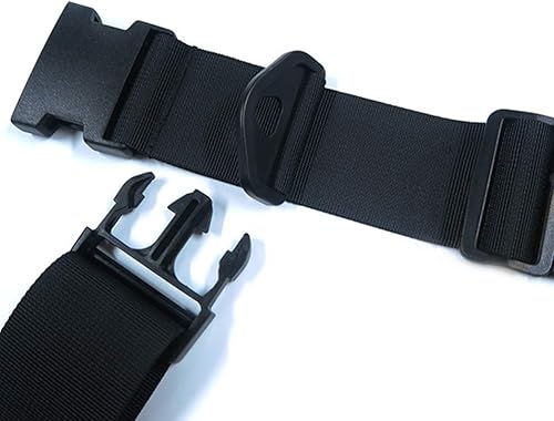 Kangmeile Tragegurt für SUP Board, Surfbrett Schultergurt, Spanngurt Mit Gummischnalle für Kajak, Kanu, Surfboard, Segel, Unisex, Schwarz