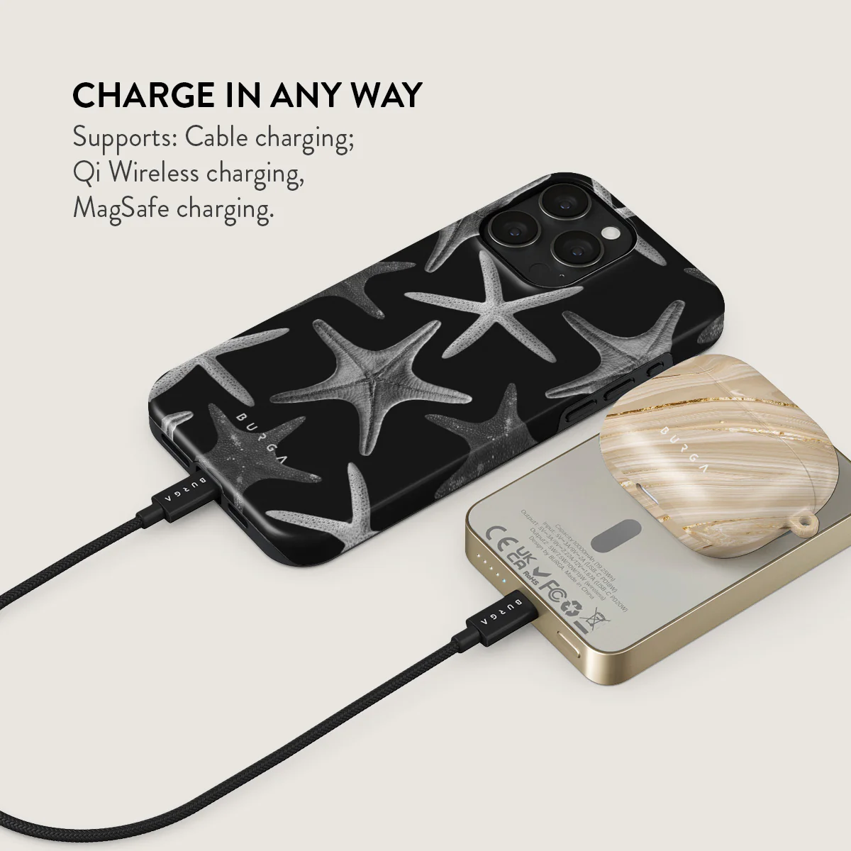 Midnight Ocean - Magnetic Power Bank