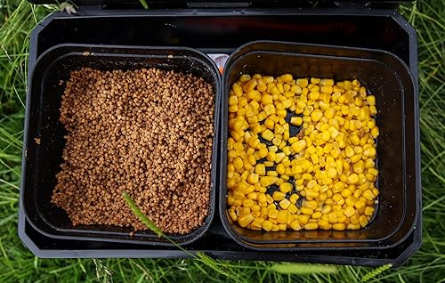 Shakespeare-Sitzkiste – stark wasserabweisend, große Aufbewahrungsmöglichkeit für Tackle – Doppelverriegelung, extra tiefer Deckel – für Salz- und Süßwasser