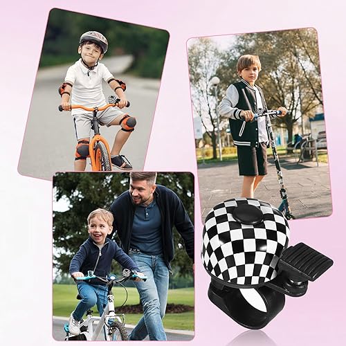 Fahrradklingel Kinder, ​​Klingel Fahrrad Kinder​​ ​​Laut Fahrradklingel​​ mit Aluminium-Glocke, ​​Klingel Kinderfahrrad​​ mit Erdbee Geeignet für 22 mm Lenkerrohr Fahrrad,Roller