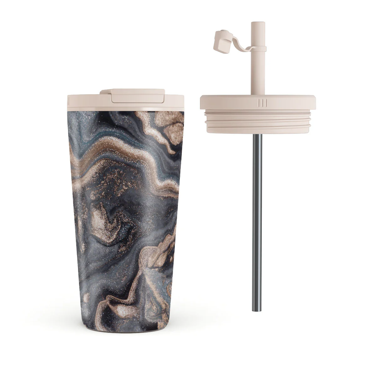 Enchanted Mirror - Marble Travel Mug