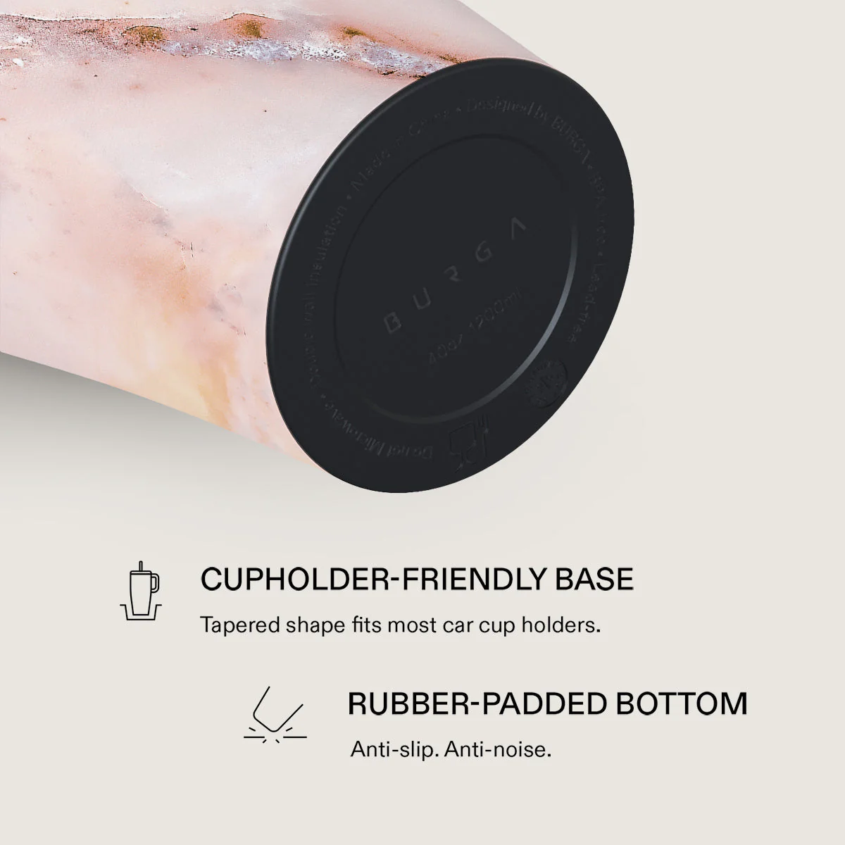 Morning Sunshine - Pastel Marble All Day Leakproof Tumbler