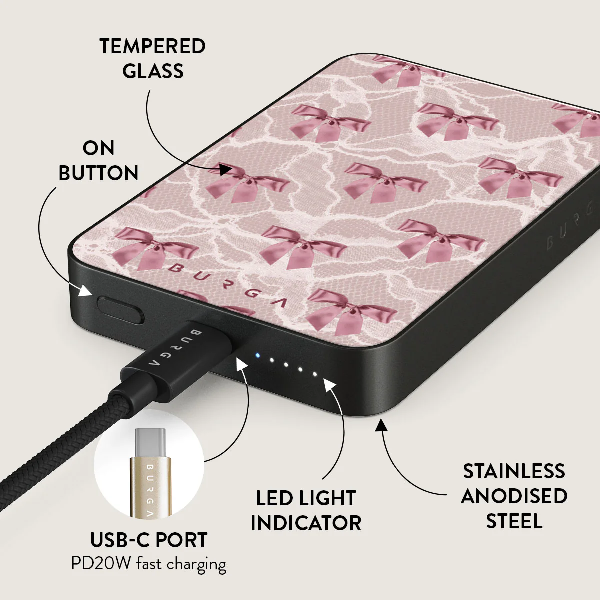 Ballerina - Magnetic Power Bank