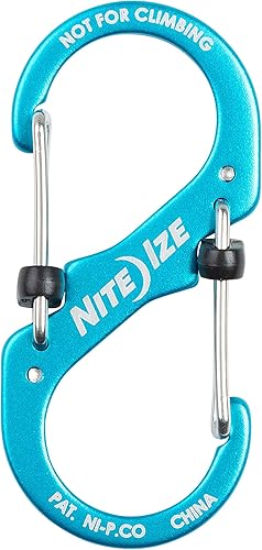 Nite Ize LSBA3-03-R6 S-Biner SlideLock, blau, 3