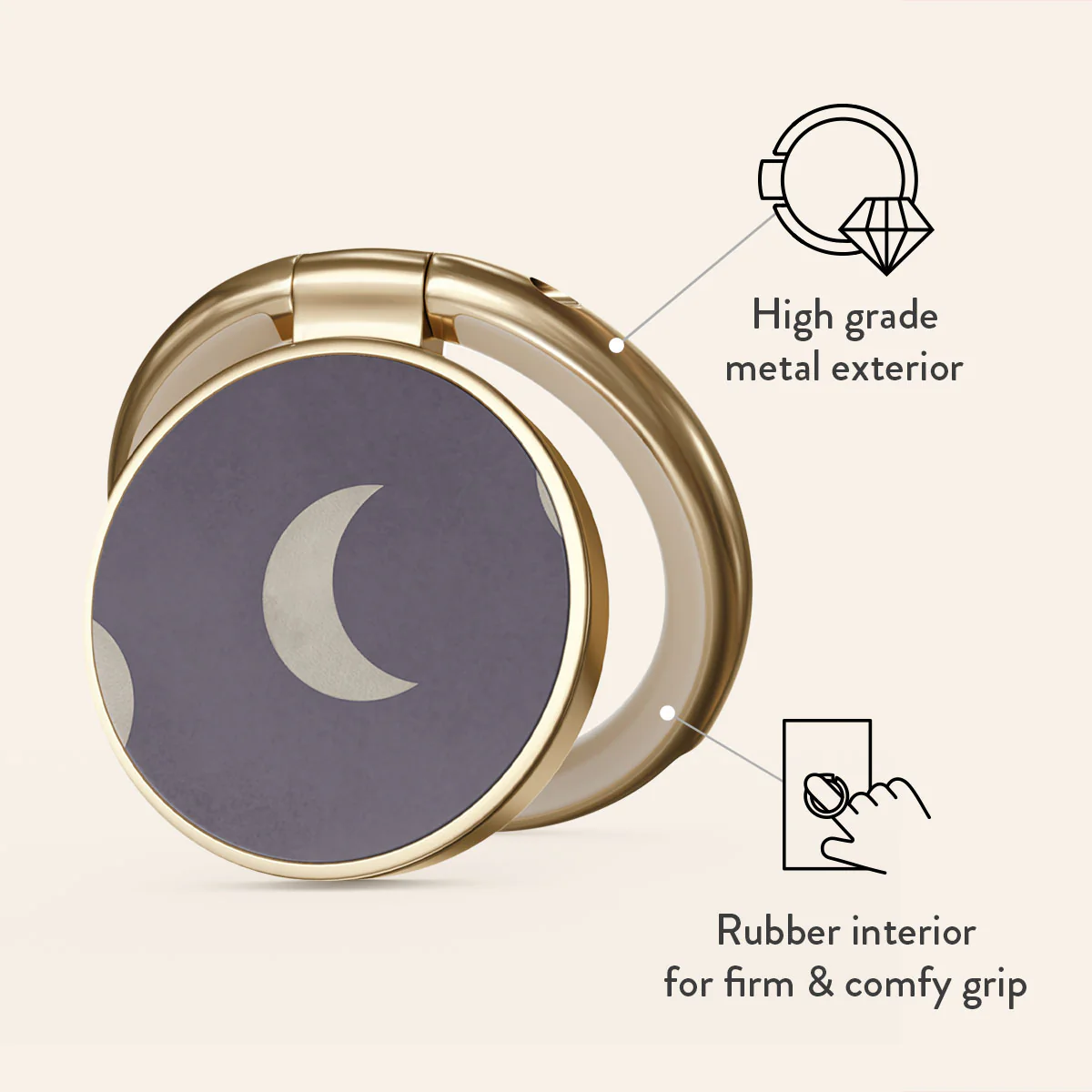 Moonstone - Adhesive Ring Holder