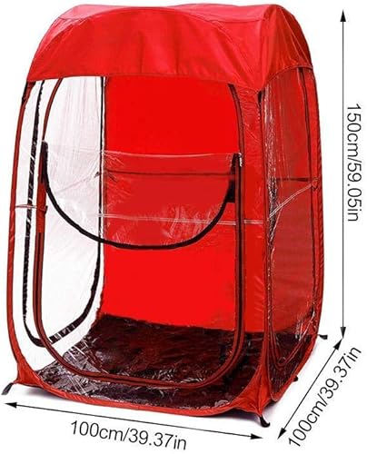 CLQ Baldachin Zum Angeln, Pop-Up-Wetter-Pod, Wetterfestes Pop-Up-Zelt Im Freien 2 Personen Leichter Tragbarer Baldachin-Wetterschutz Zum Angeln Camping Sportveranstaltungen Beobachtungszelt