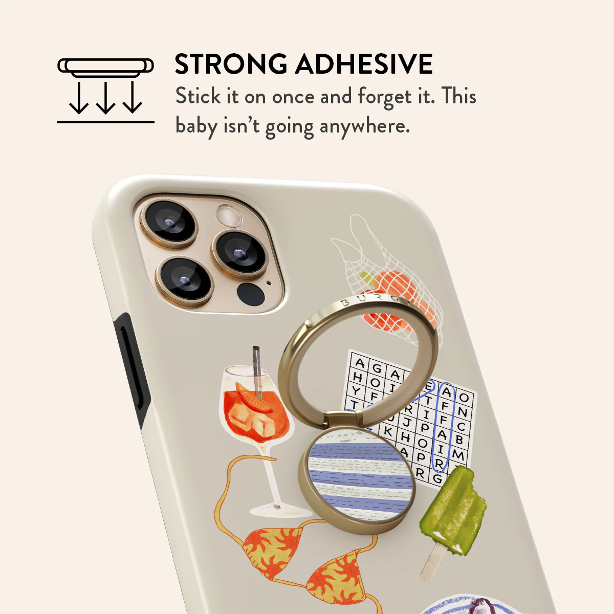 Seaside Muse - Adhesive Ring Holder