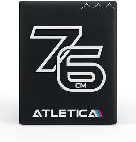 Atletica Plyobox | Sprungbox SoftStep | JumpBox aus recyceltem Verbundschaumstoff | Leicht und stabil ∣ 76x60x50cm ∣ Für plyometrische Übungen, Kraft-, Ausdauer- und Beweglichkeitstraining