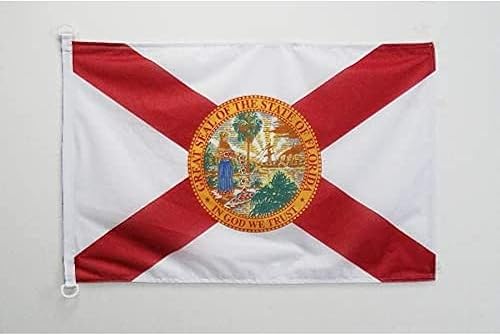 AZ FLAG - Bootflagge Florida - 45x30 cm - Bundesstaat Florida Bootsfahne 30 x 45 Cm Marine Flaggen - Flaggen