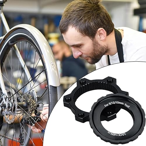 Fahrrad-Centerlock-Adapter, Centerlock Auf 6-Loch Adapter, Aluminiumlegierung Fahrradteil für 6-fach-Scheibenbremsen Mountainbikes Fahrräder & Dirtbikes