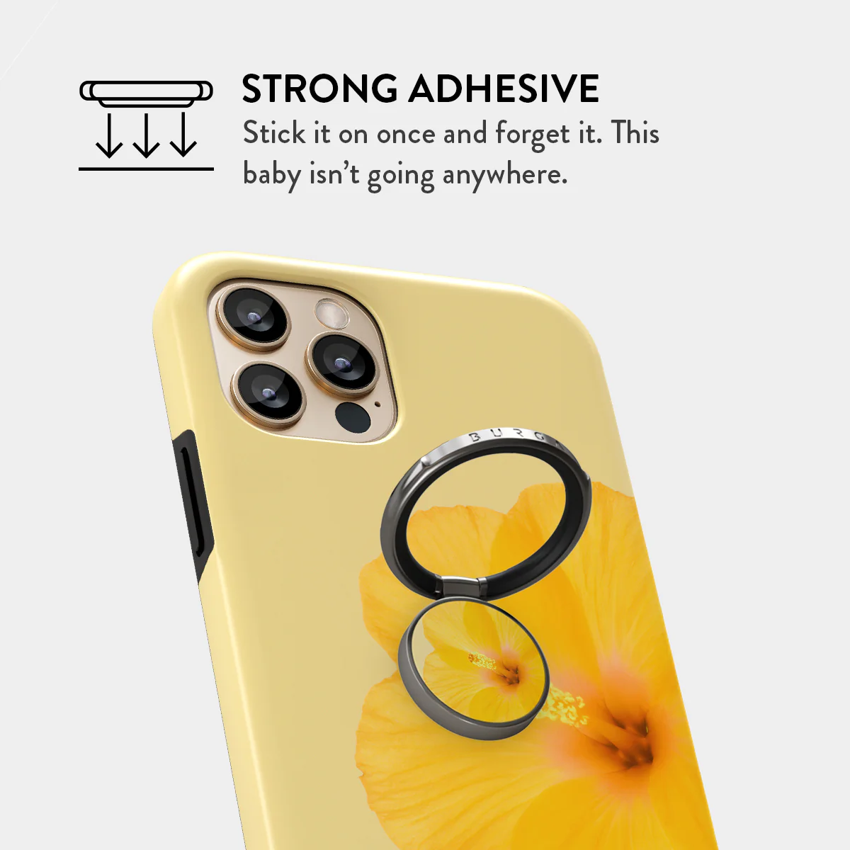 Hibiscus - Adhesive Ring Holder