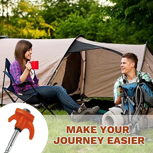 Funmo 10 Stück Zeltheringe,Heringe Erdnägel Stabil, 21cm Zeltheringe Sturmsicher, Schraubheringe Erdschrauben Heringe Camping Zeltbefestigung Heringe Für Zelt Sonnenschirm Wald, Wiesen, Gras, Sandbode