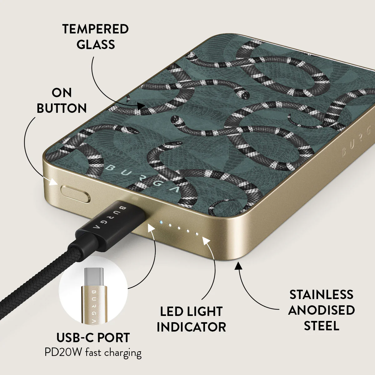 Constant Danger - Cool Magnetic Power Bank