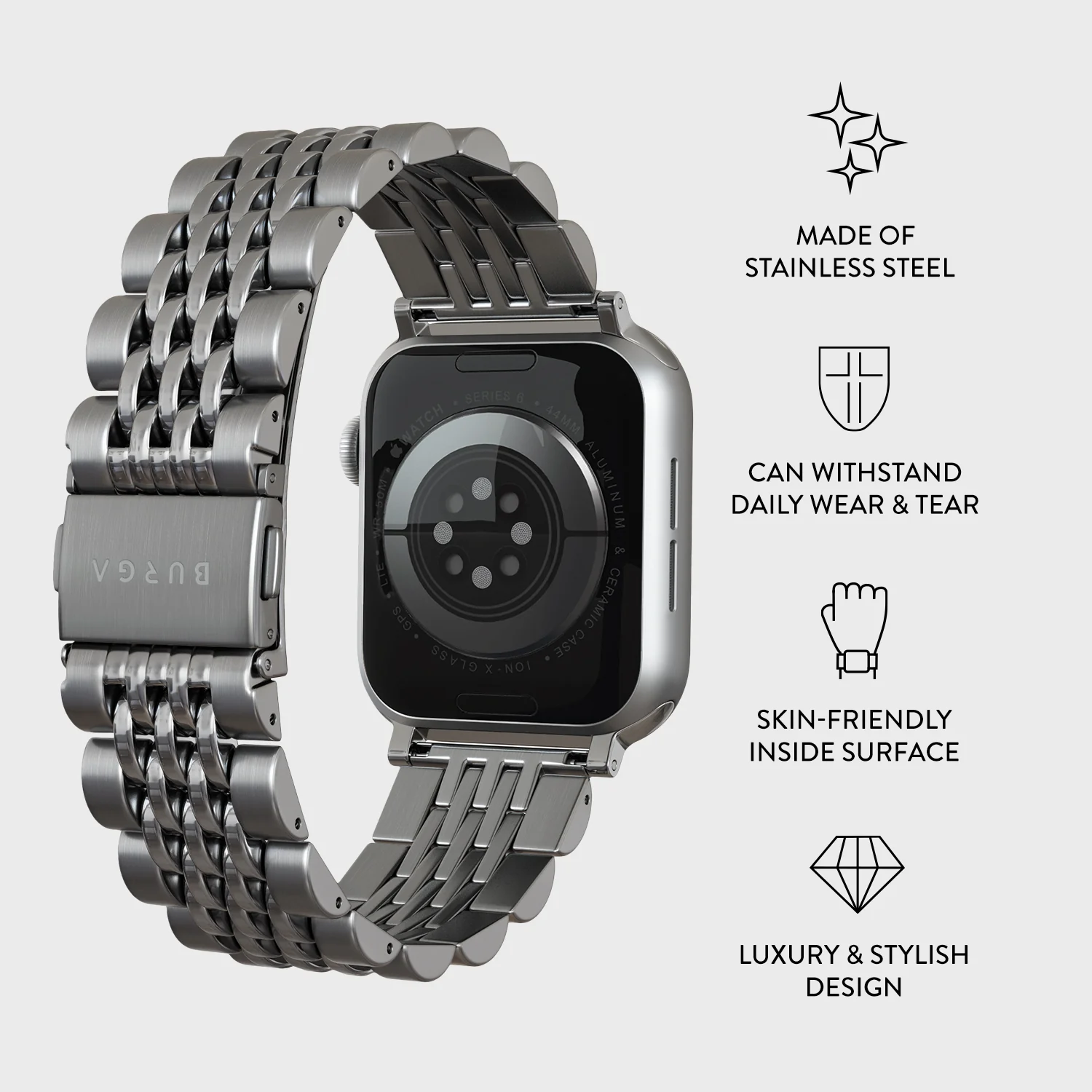 Apple Watch Metal Bracelet - Chic Royal