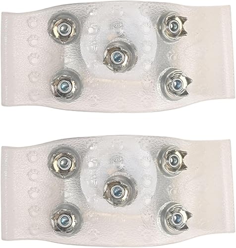 Zubehors Schneespikes für Schuhe, Eisgreifer für Schuhe - 1 Paar robuste Eisstollen mit mittlerer Sohle | rutschfeste Schnee-Traktionsklampen, Bergsteiger-Eisgriffe mit 5 Spikes zum, Wandern