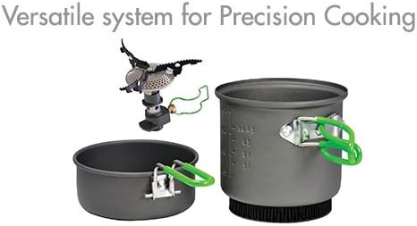 Optimus CRUX mit Terra Weekend HE Kochset Campingkocher Gaskocher