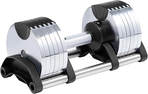 Sevico verstellbare Kurzhantel - Hantel mit Ablageschale platzsparende Hantel für Frauen und Maenner, Training und Fitness zu Hause 6 Gewichtsstufen 2-24 kg