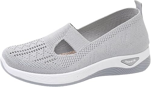 Orthopädische Schuhe Damen Sommer Sneaker Atmungsaktive Sportschuhe Gesundheitsschuhe Leichte Sommerschuhe Bequeme Diabetiker Slipper Damenschuhe Weite H