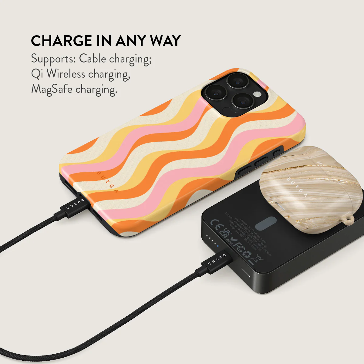 Flower Power - Magnetic Power Bank