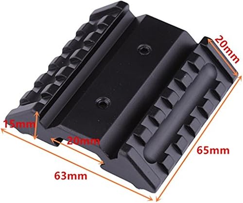 FIRE WOLF Universal Set Off Rail, Dual 45 Grad Offset Mount, Erweiterung Picatinny