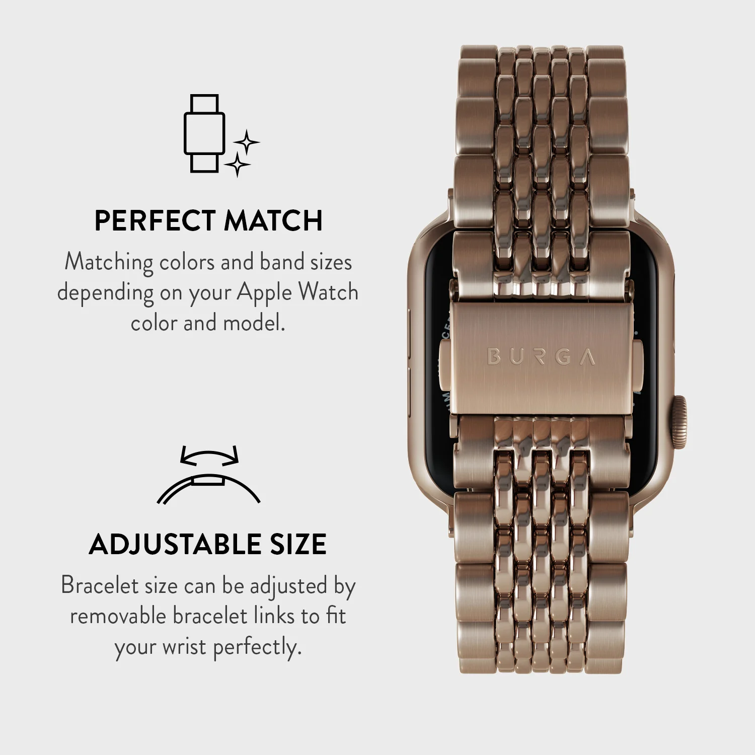 Apple Watch Metal Bracelet - Chic Royal