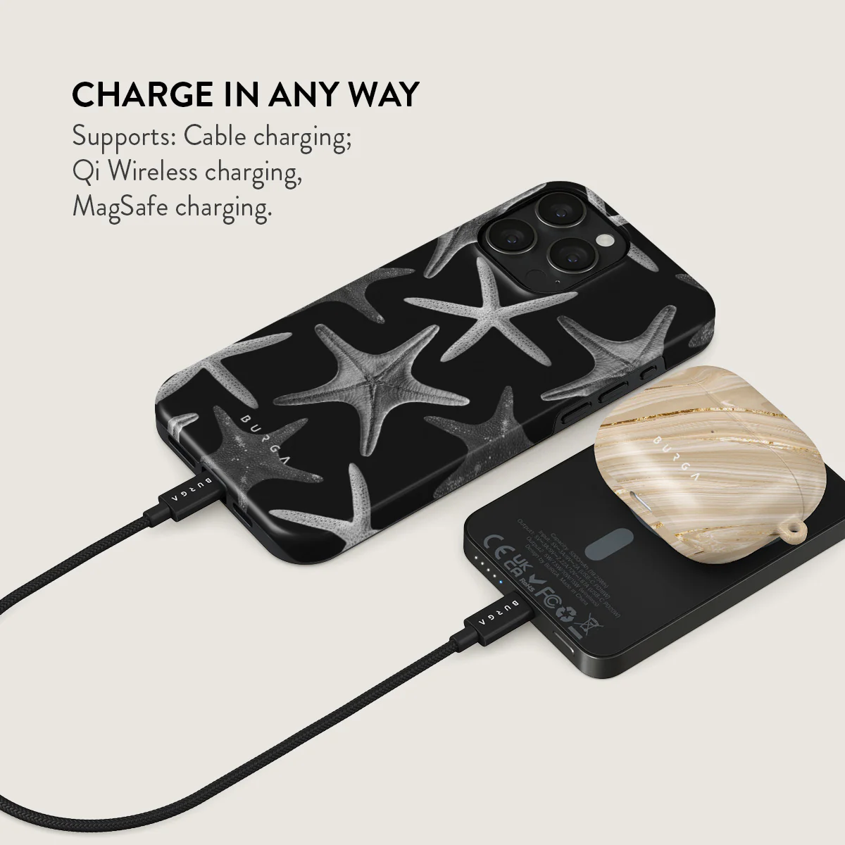 Midnight Ocean - Magnetic Power Bank