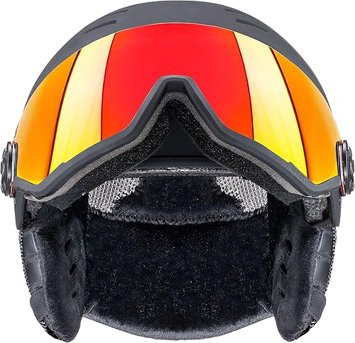 uvex Wanted Visor Visier Skihelm - Navy mat