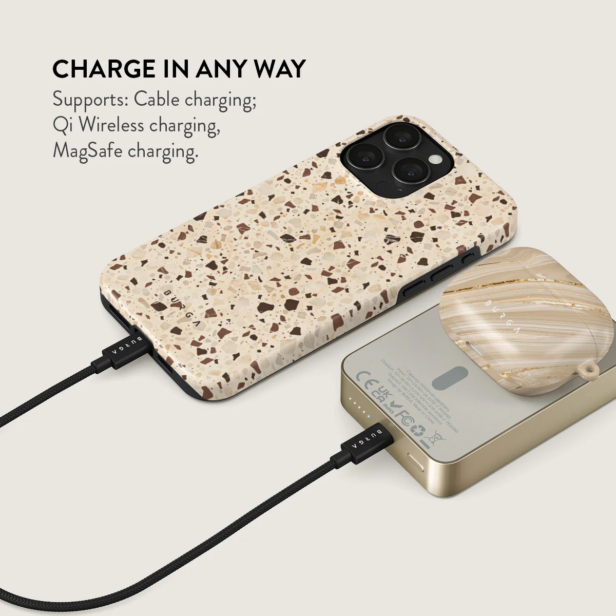 Distant Noise - Terazzo Magnetic Power Bank