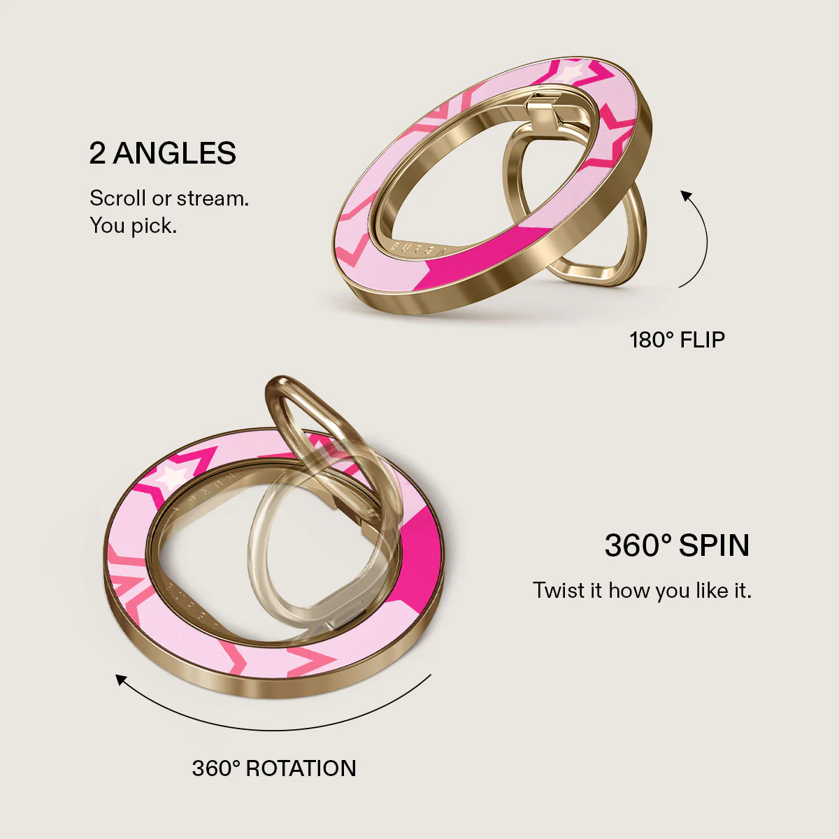 Plastic Sky - Magnetic Ring Holder