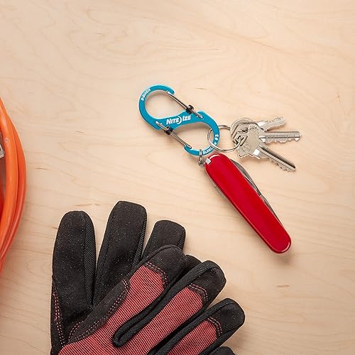 Nite Ize LSBA3-03-R6 S-Biner SlideLock, blau, 3
