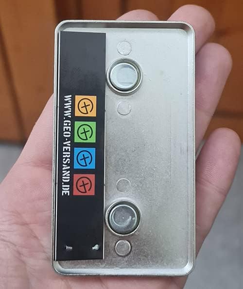 geo-versand 4 x Spezial Geocaching D5 Schwer Multi Stadt Versteck Magnetisch Platte Schild