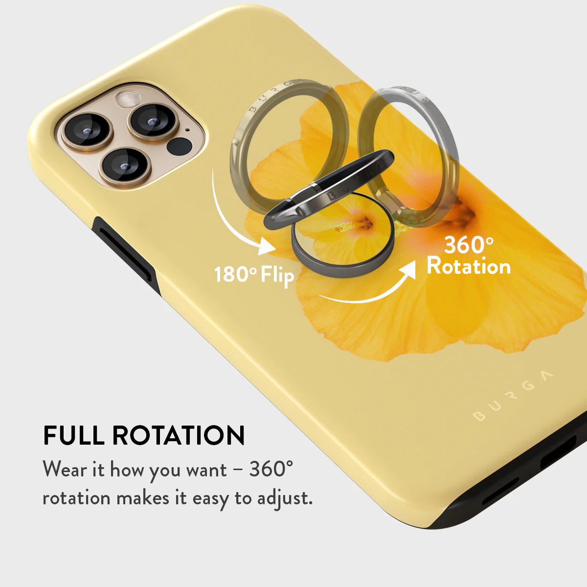 Hibiscus - Adhesive Ring Holder