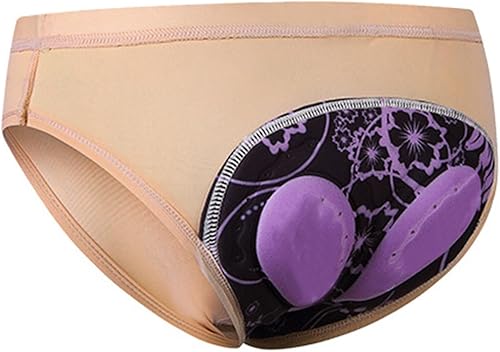 Fahrradhose Damen Gepolstert Radlerhose Radunterhose Unterwäsche Atmungsaktive Schnelltrocknend Radhose Fahrradslip mit Polster Stoßfeste mtb Fahrrad Unterhosen Fahrradunterhose