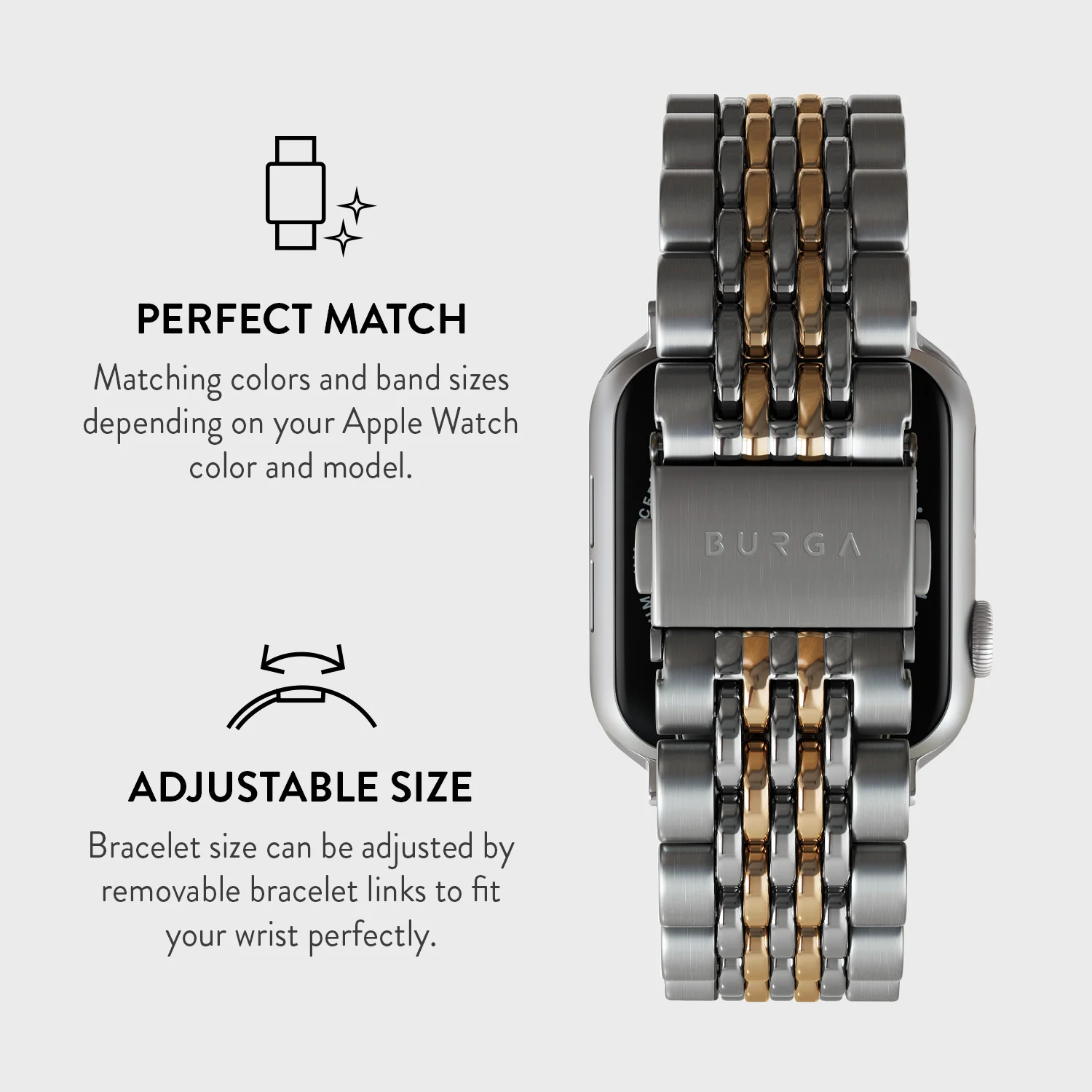 Apple Watch Metal Bracelet - Chic Royal