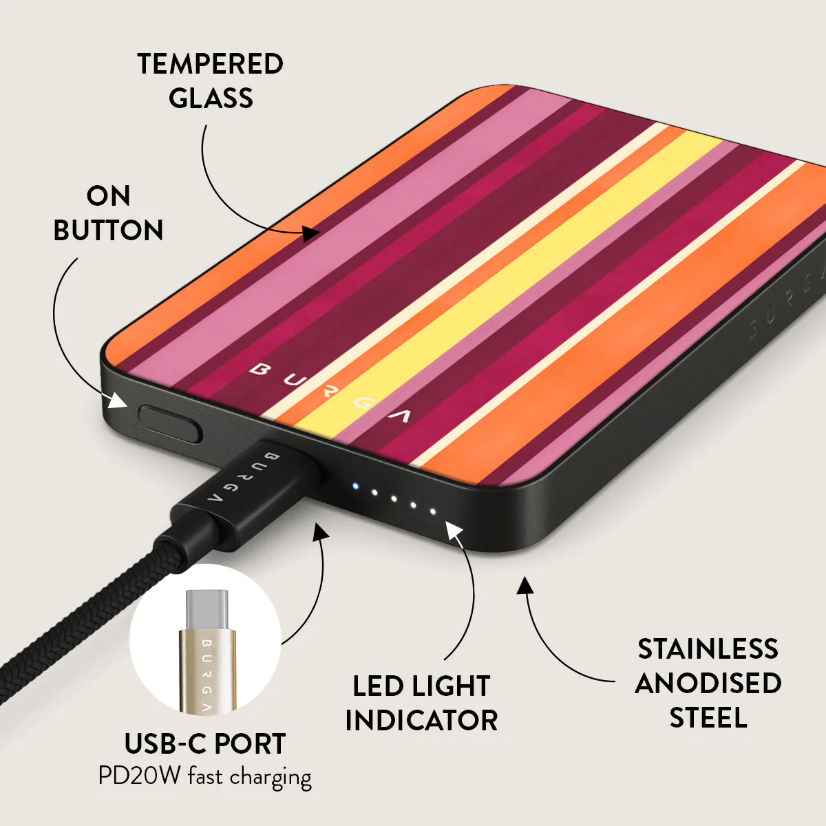 Maracuja - Magnetic Power Bank