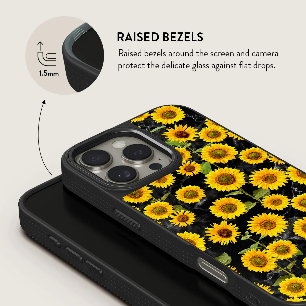 Sunflower Glimmer - iPhone 16 Pro Max Case