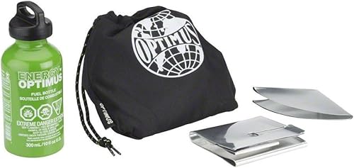 Optimus Multifuelkocher Polaris Optifuel Kocher mit 400 ml Brennstoff Flasche